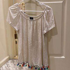 Boho top with fringe detail